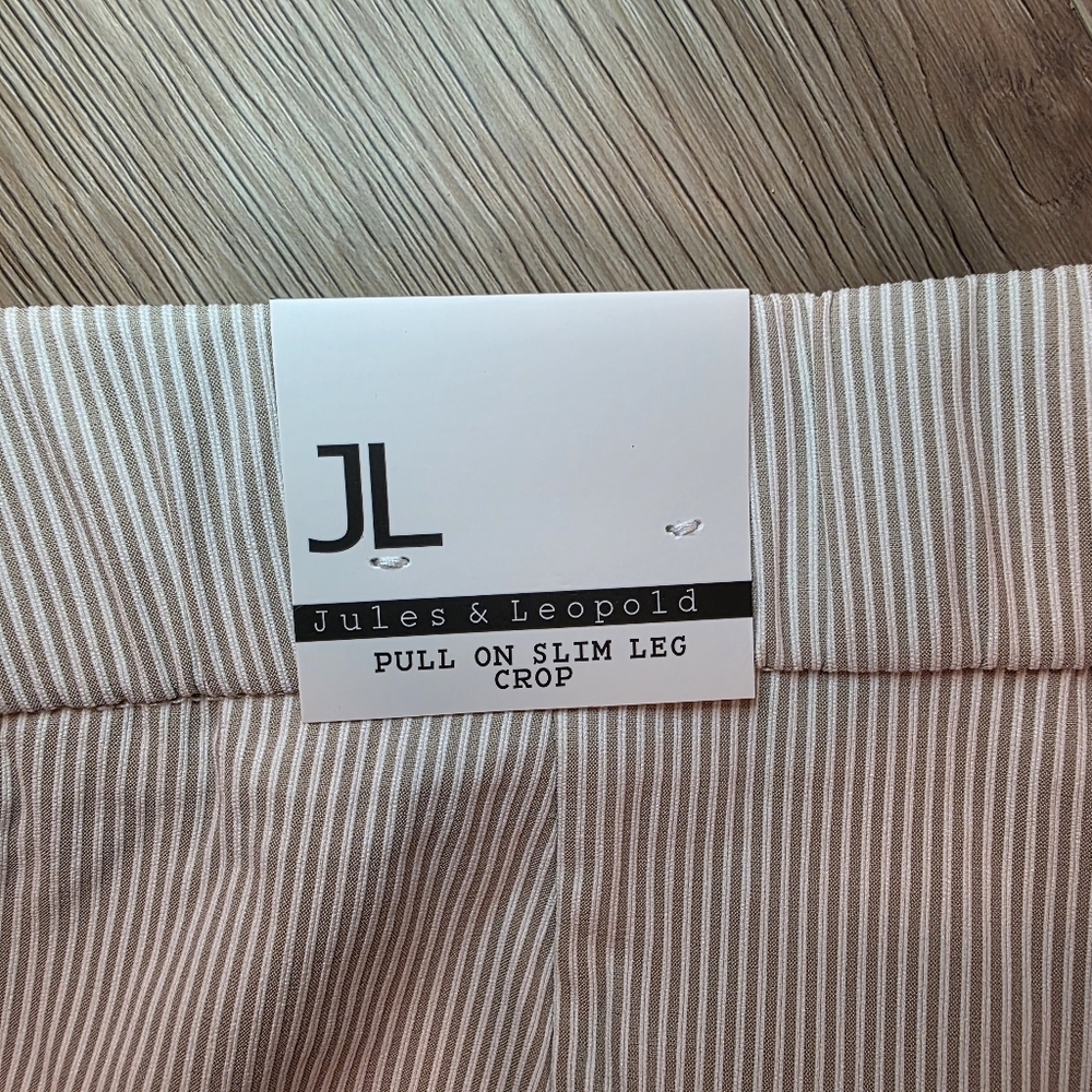 BNWT Jules & Leopold Pull-On Slim Crop Trousers – Multiple Sizes Avlb. XS–XL) - Picture 2 of 5